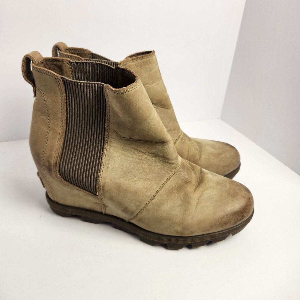 Sorel Joan Of Arctic Wedge II Boots Light Green Size 10.5 - Picture 4 of 10